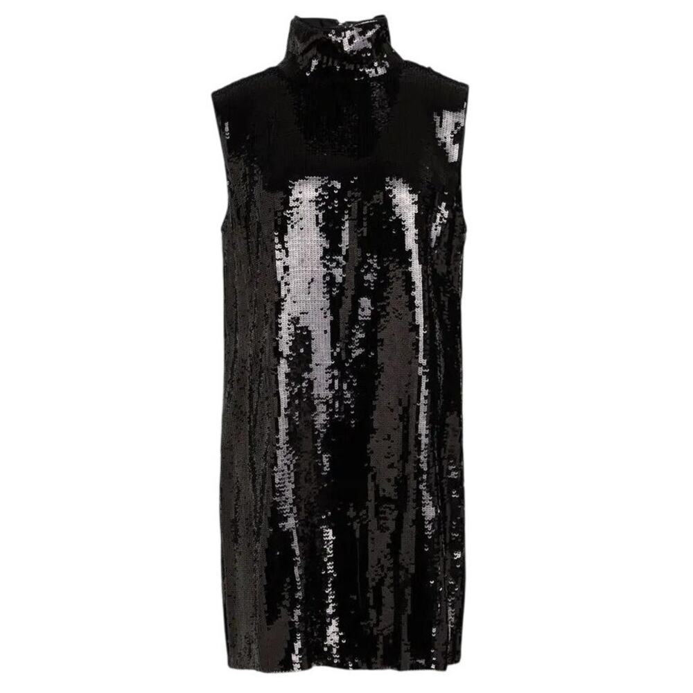 NWOT Theory Sequined Crepe Shift Mini Dress